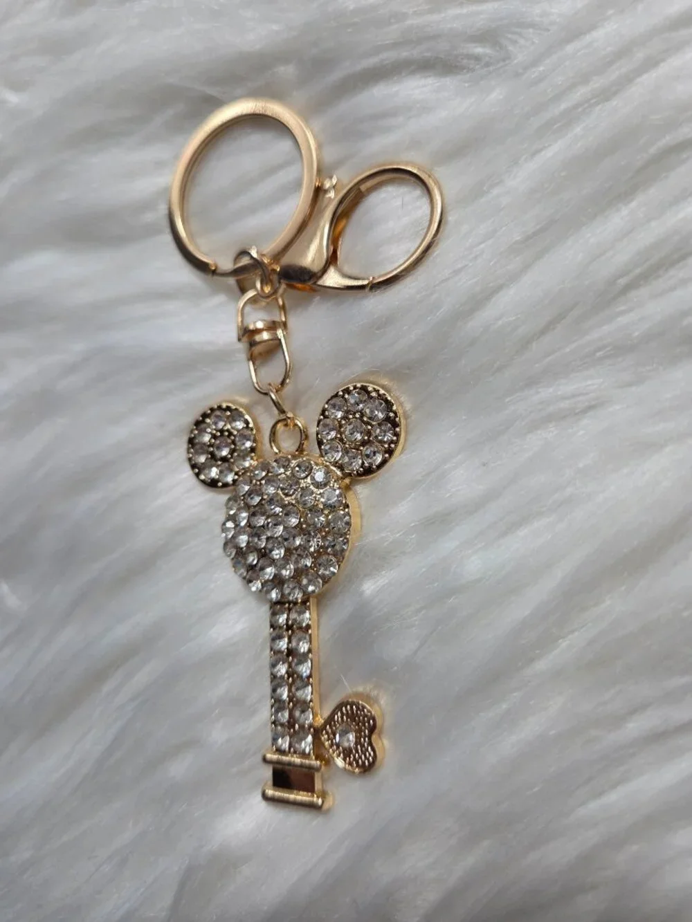 Mickey Mouse Ears Key Design Keychain